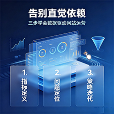 普洱建站-告别直觉依赖：三步学会数据驱动网站运营