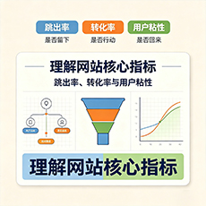 普洱建站-理解网站核心指标:跳出率、转化率与用户粘性