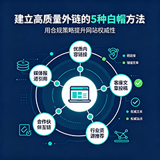 普洱建站-建立高质量外链的5种白帽方法